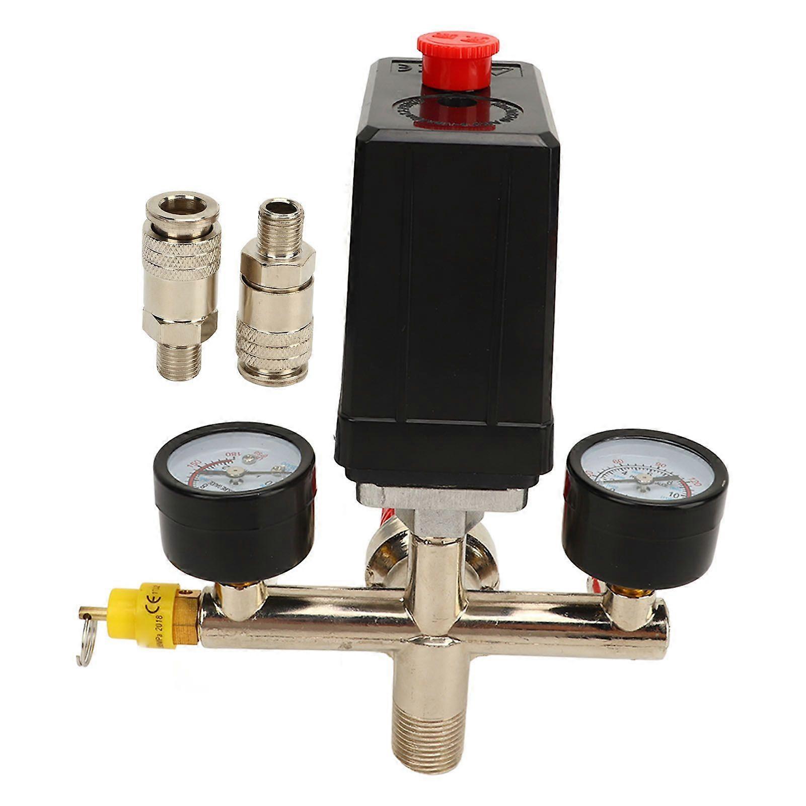 High quality  Air compressor automatic pressure switch double pressure regulator