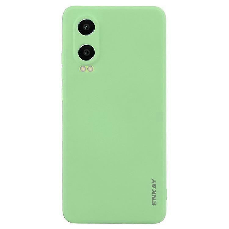 ENKAY HAT PRINCE Compatible For Oppo K12x 5G / OnePlus Nord CE4 Lite 5G Case Straight Edge Liquid Silicone Phone Cover