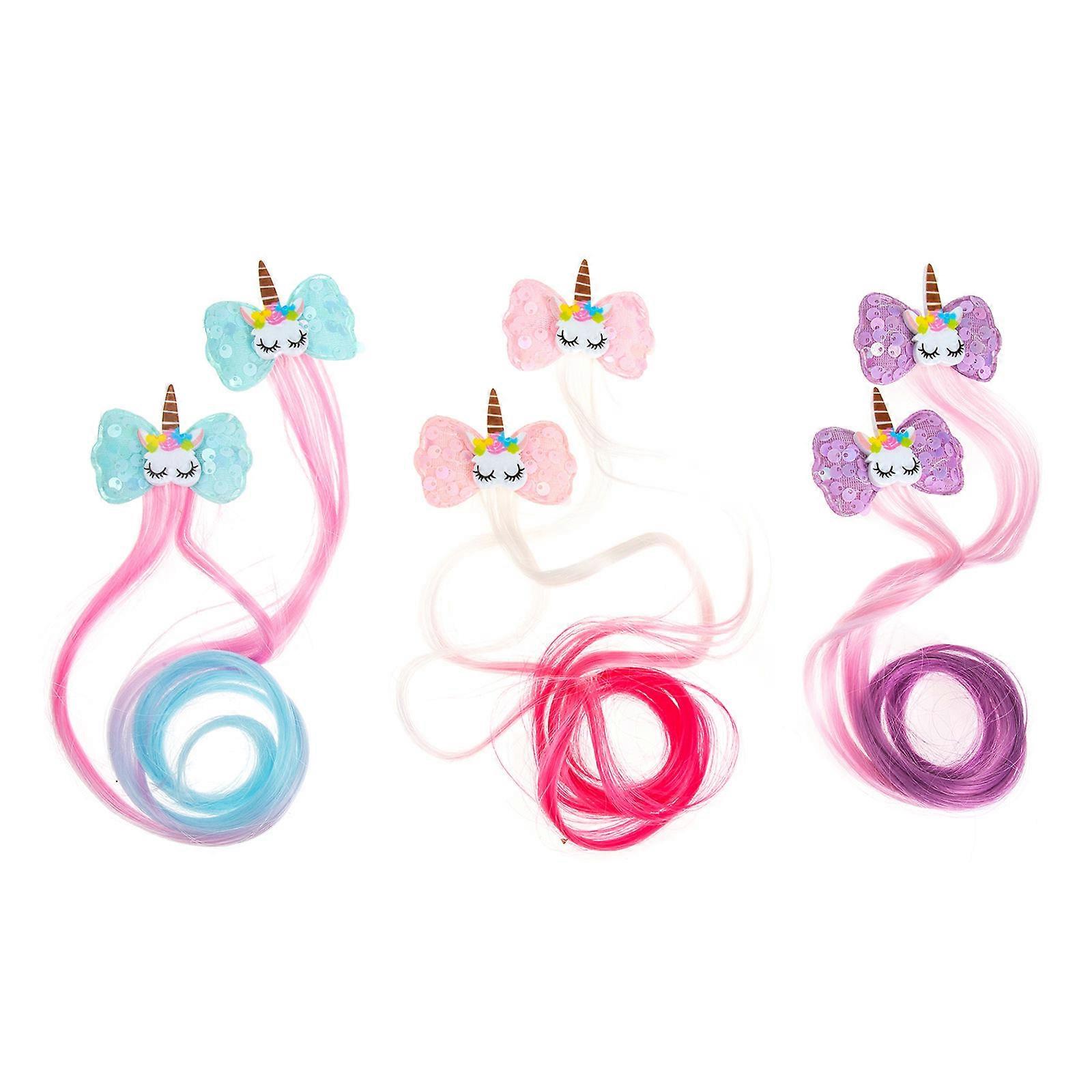 Children's hair extensions with stylish design, perfect for Halloween and holiday fun