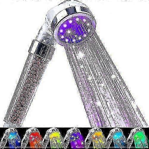 Color Changing Water Saving Shower Head Filter