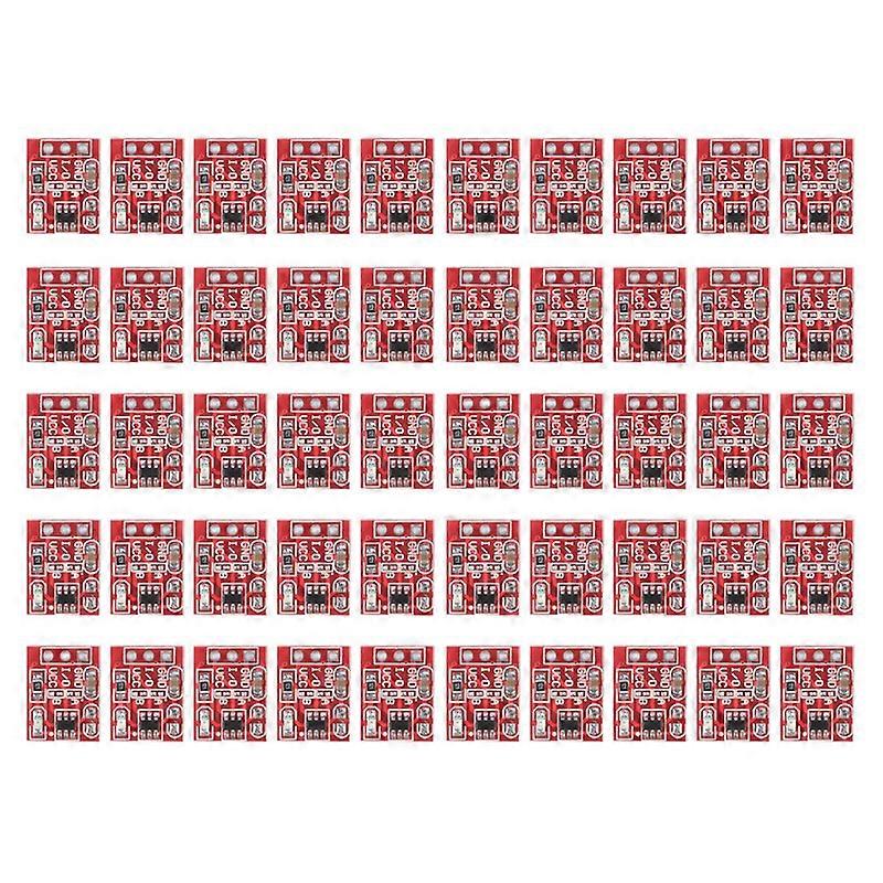 50Pcs Ttp223 Touch Button Modular Self-Locking Jog Capacitive Switch