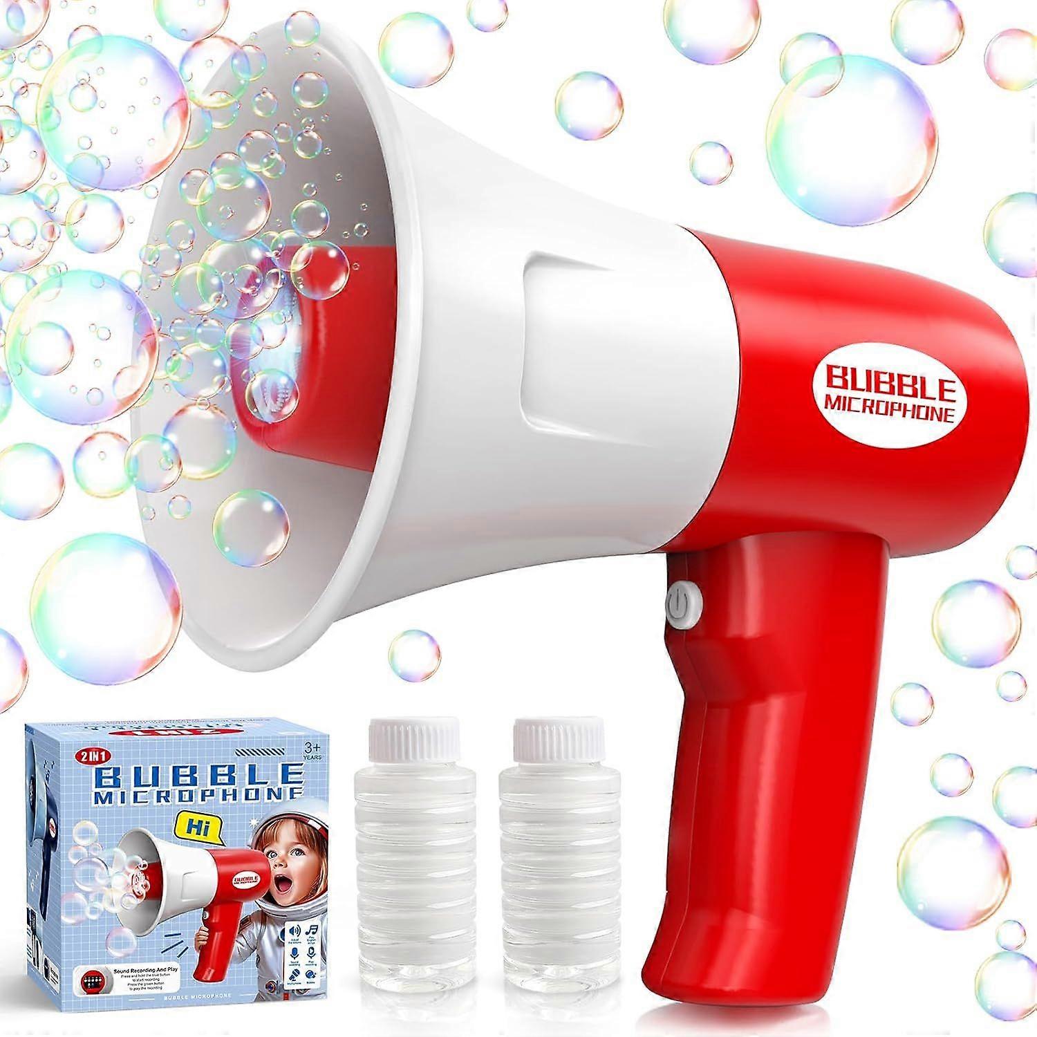2025 Latest Model Bubble-Machine Toys for Kids, Bubble Maker Gun with LED Light