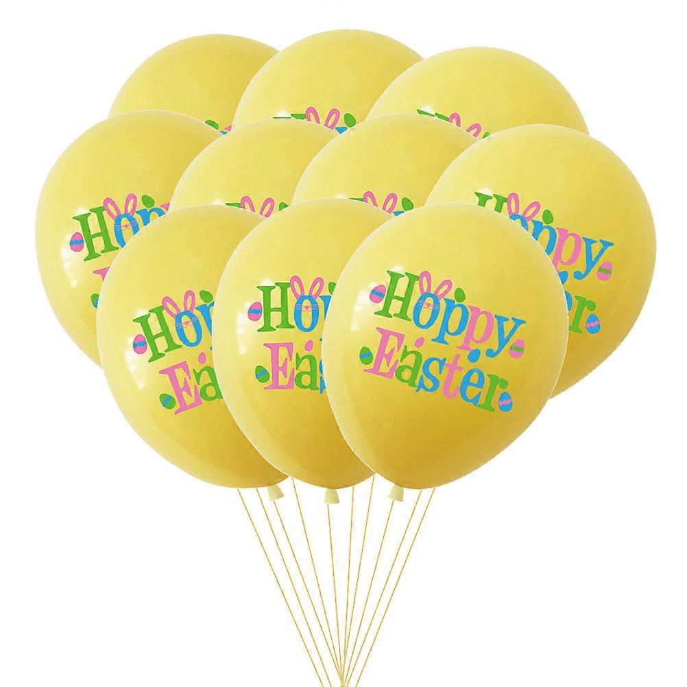 20PCS Easter Latex Balloons with Bunny & Egg Designs for Party Decorations, Easter Celebrations & DIY Festive Decor