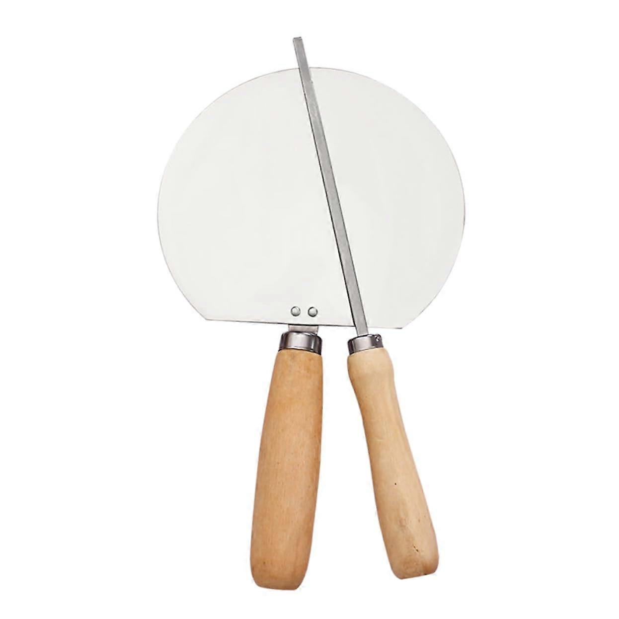 Stainless Steel Noodle Press Maker 2-Piece Set with Sharp Surface for Homemade Pasta Cutting Kitchen Tools