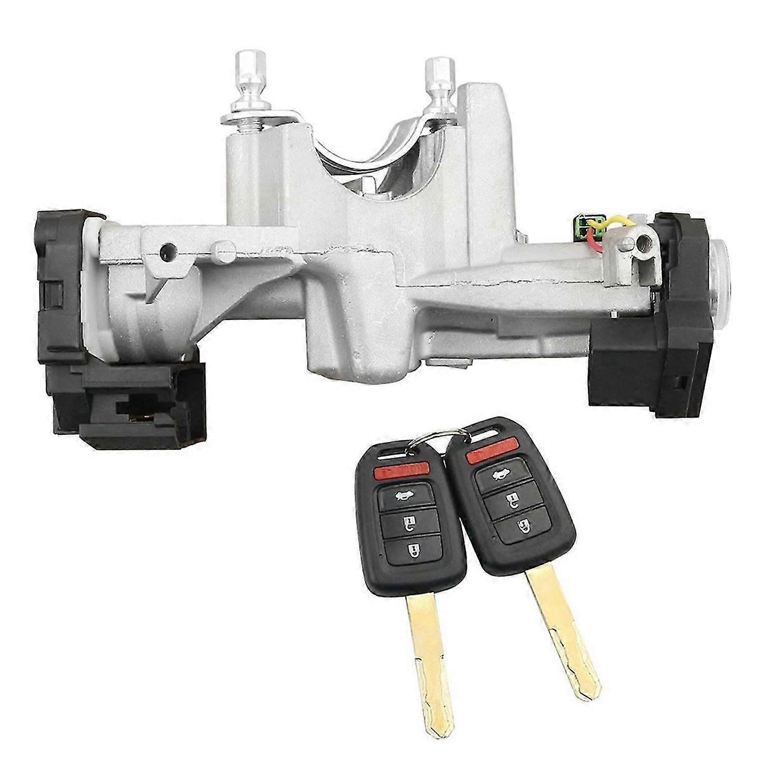 Ignition Switch Lock Cylinder Switch Assembly with 2 Key Shells 06351-T6P-H01 for Honda