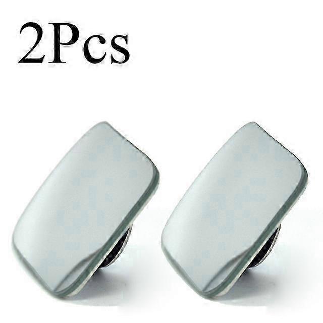 2Pcs Universal Auto Rainproof Anti-Fog Adjustable Angle Wide HD Glass Frameless Convex Rearview Mirror for Certain Vehicle Brands