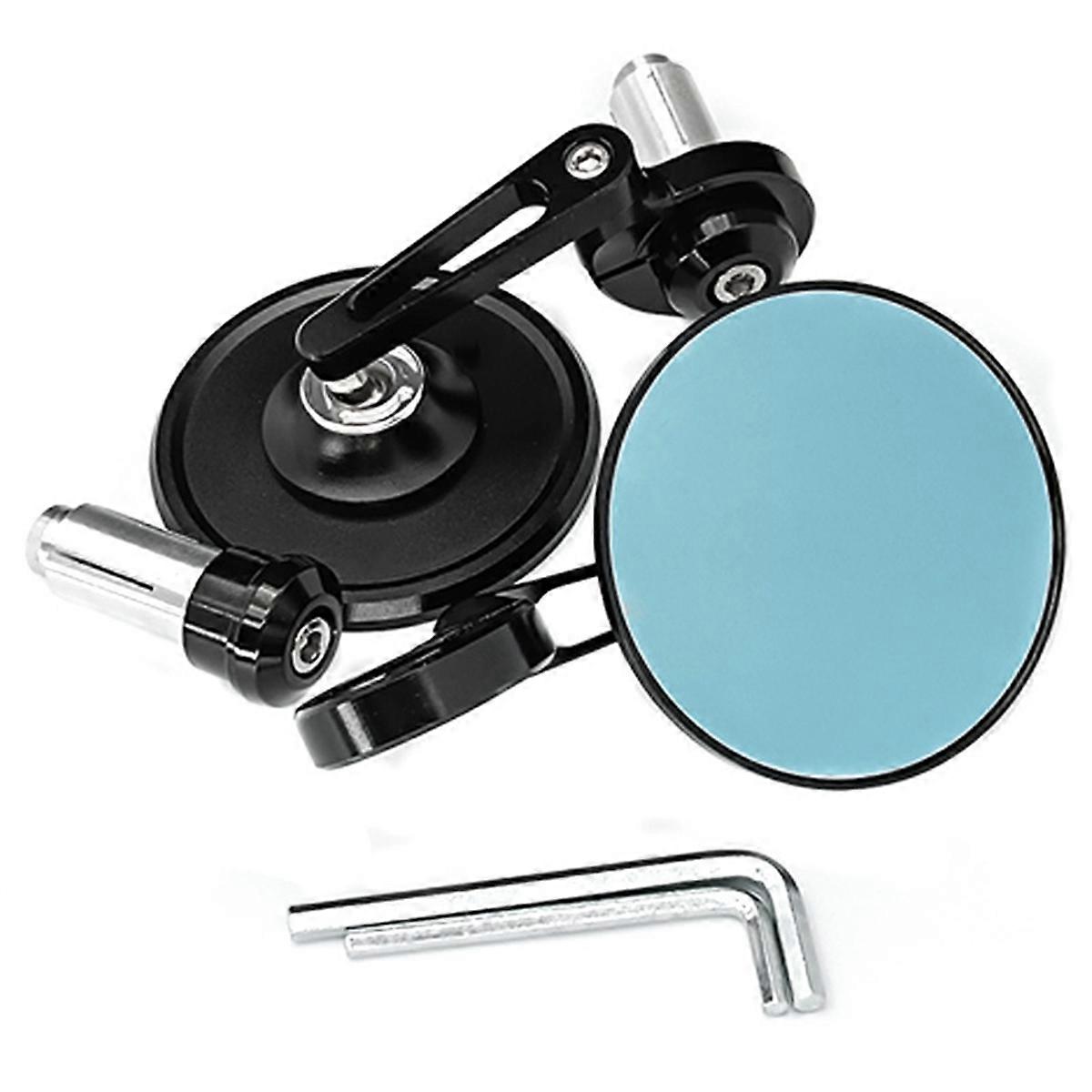 Universal Motorcycle Rearview Mirror Handlebar Sub-Mirror Modified CNC Handlebar Mirror Reversing Mi