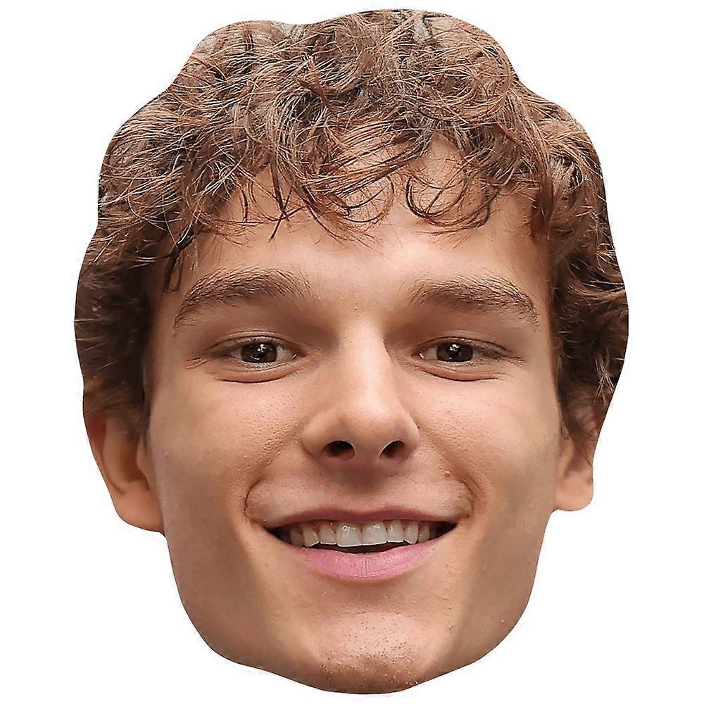 Mason Thames (Smile) Celebrity Mask, Flat Card Face