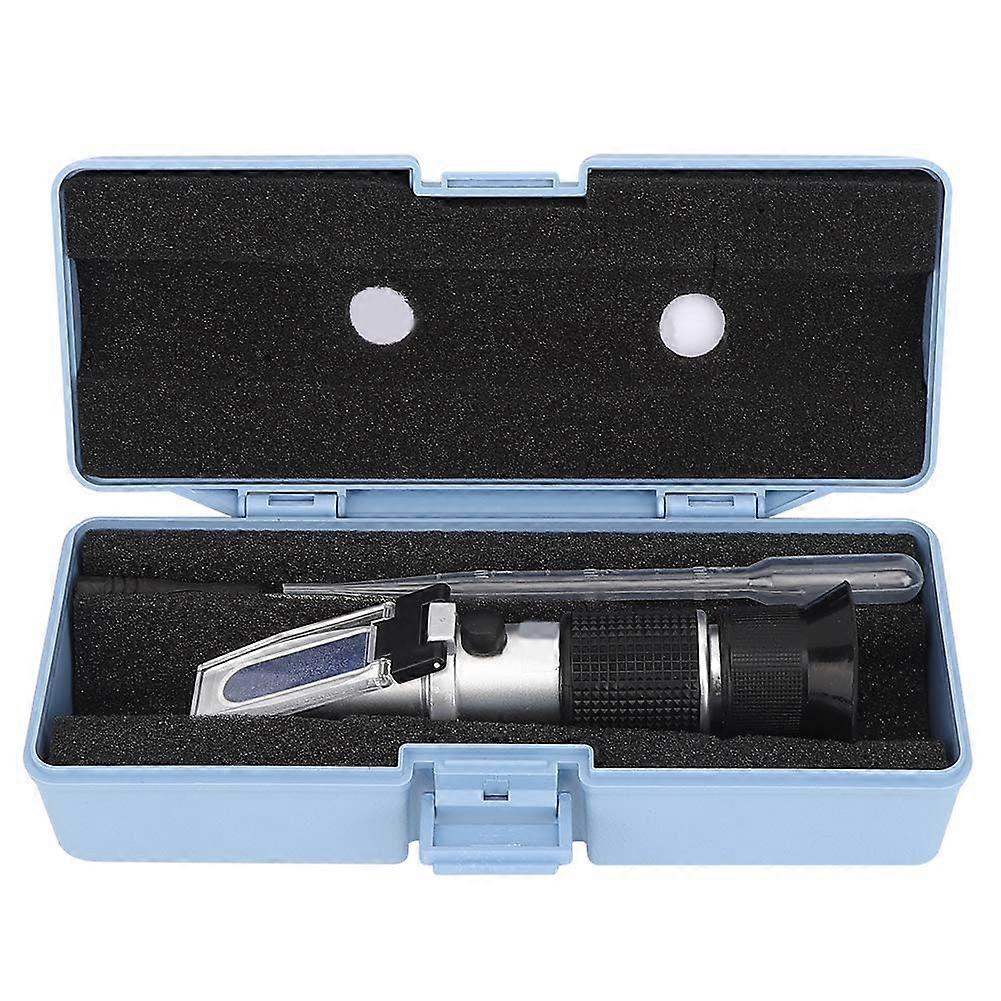 "Refractometer 0–50% High Accuracy Liquid Sugar Tester Compact Design Aluminum Material ATC Easy to Use"