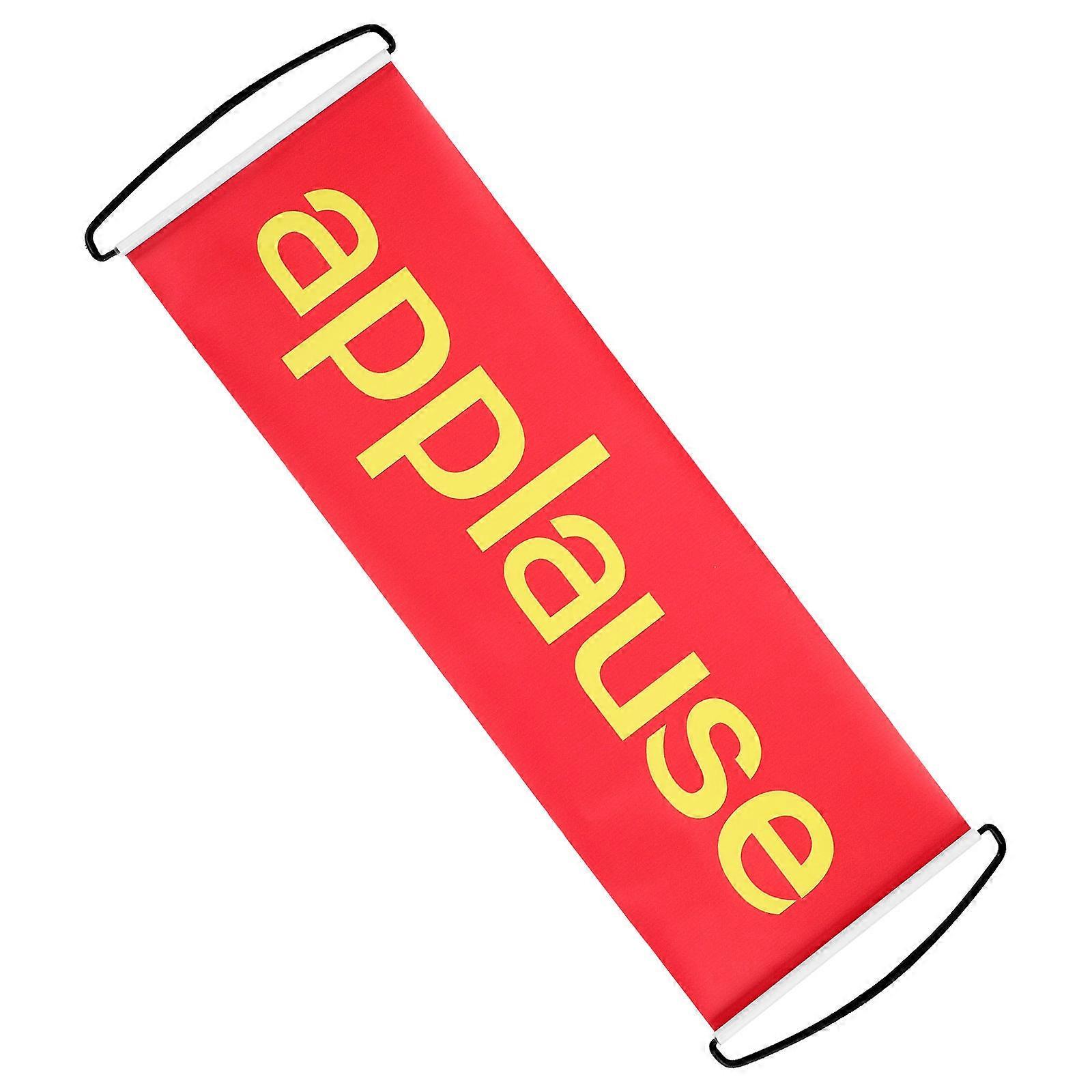 Automatic Retractable Banner Comedy Prop For Small Theater Shows Red 18.50X4.50X1.00CM Rectangular 1Pack