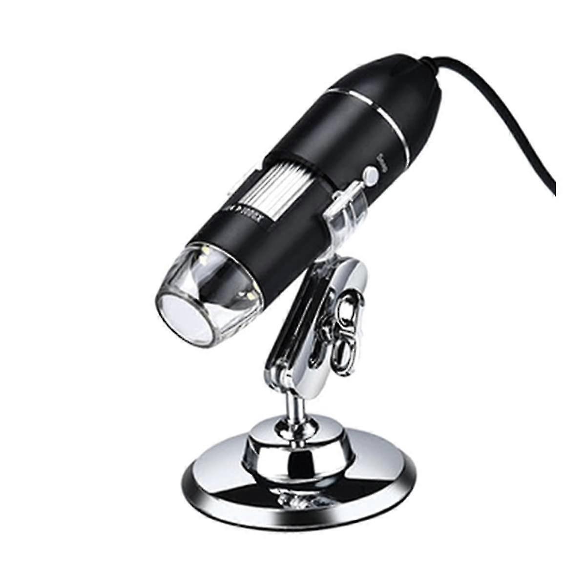3 in 1 USB Digital Microscope with Adjustable Magnification and PC Bracket for Laboratory Slide Analysis and Microscope Components