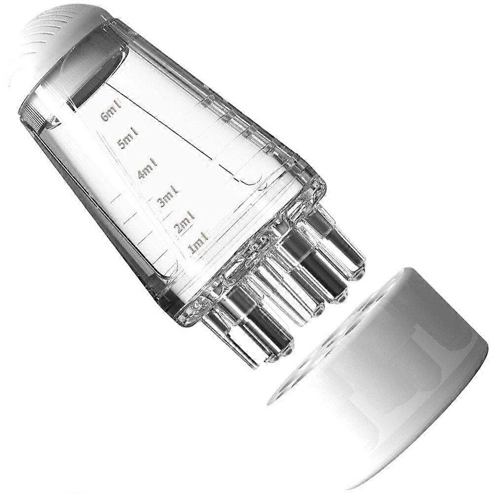 Scalp Applicator Liquid Comb Portable Hair Oil Applicator with Roller Ball for Scalp Massage - Mini White Hair Tool