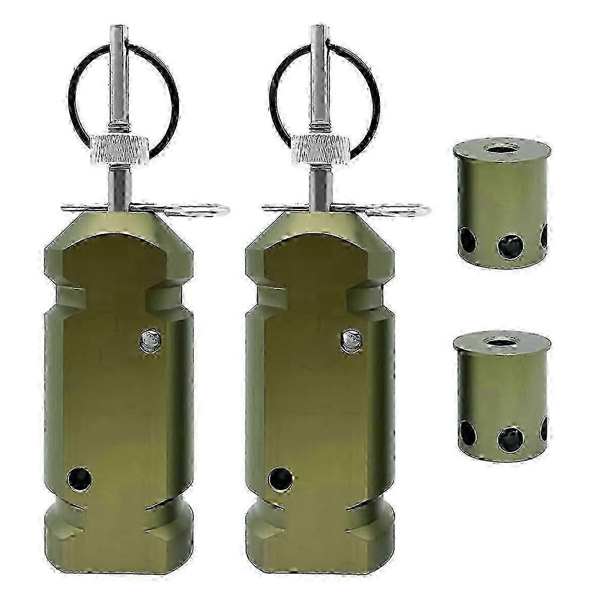 2PCS Perimeter Trip Alarm 12 Gauge Camping Trip Wire Alarm Defense Device Warning System for Security