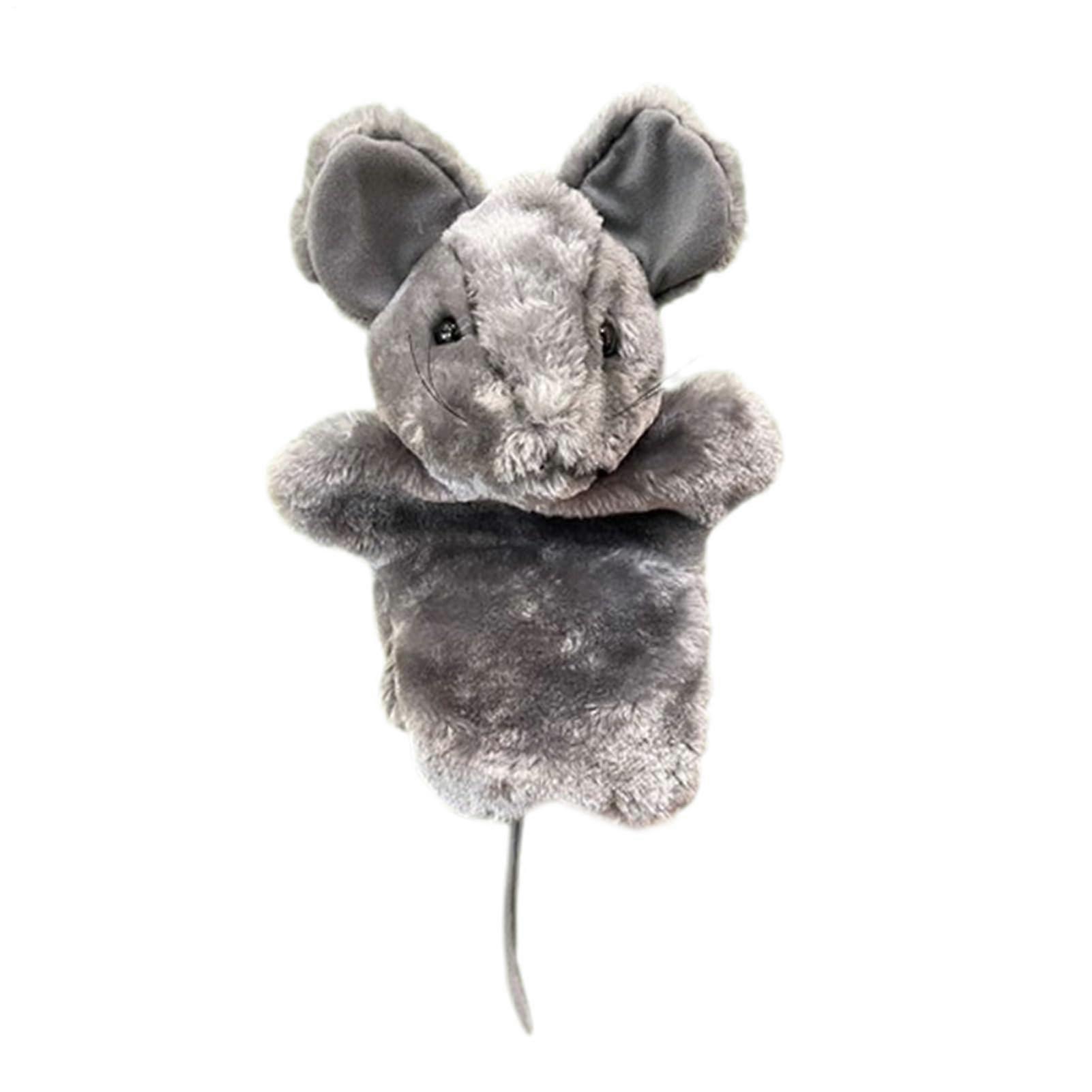 Cat hand puppet wrestler, cat wrestling toy puppet, mouseshaped kitten wrestling glove