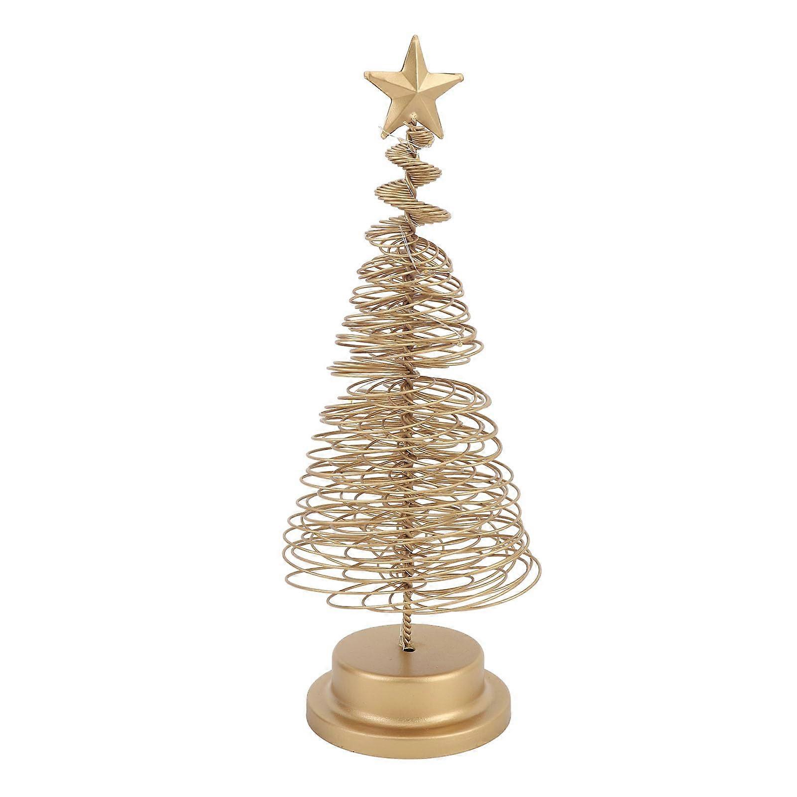 Christmas Tree Table Lamp, Warm Lights, Battery Operated, Decorative Night Lamp