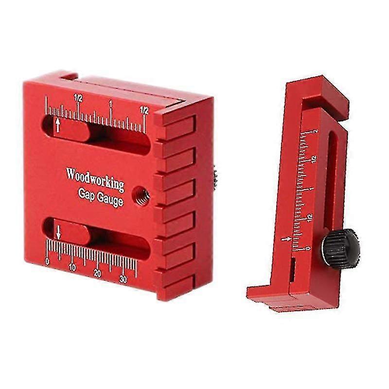 2pcs Depth Measuring Ruler Mini Gau Sawtooth Ruler