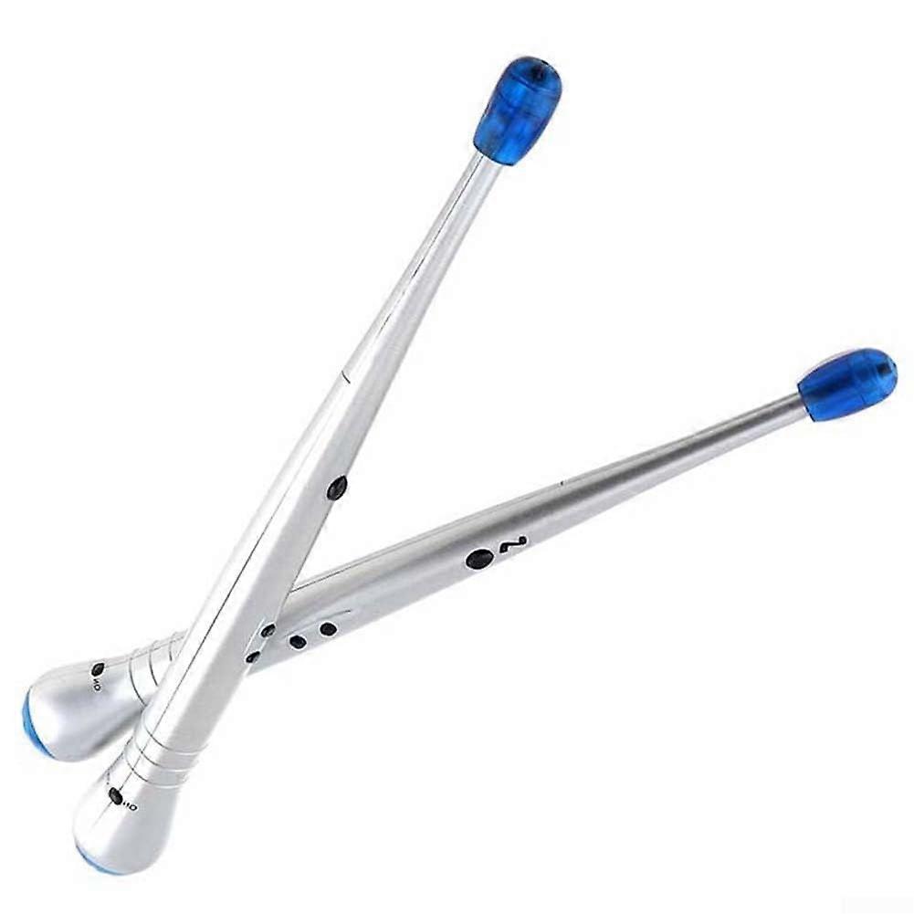 Lightweight and electric drumsticks built to withstand active music.