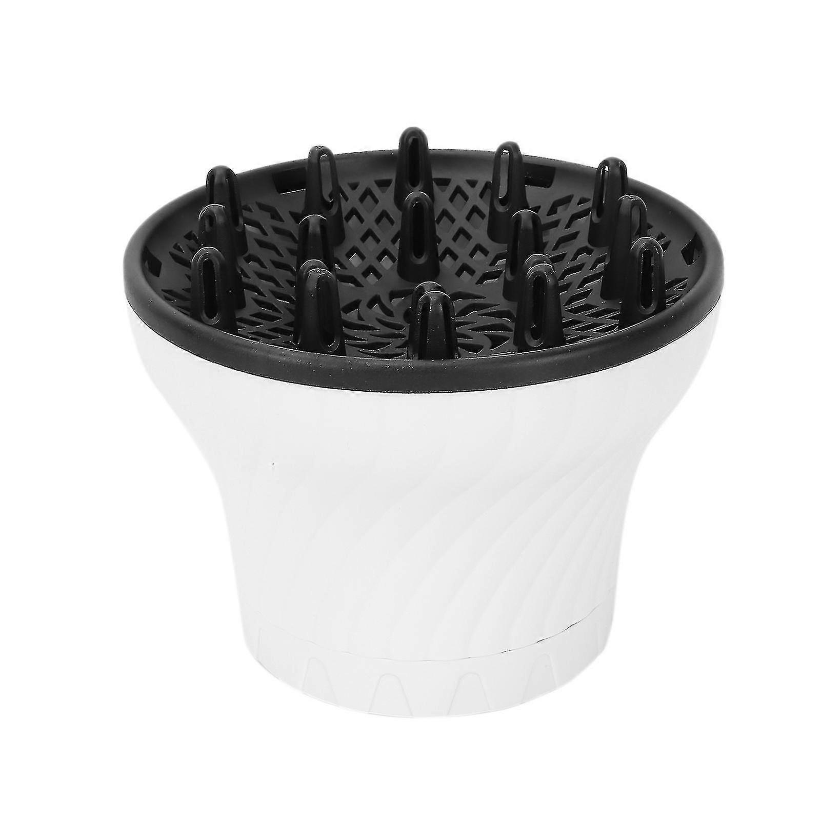 2024 Adjustable Hair Dryer Diffuser for Professional Salon Use - White Attachment