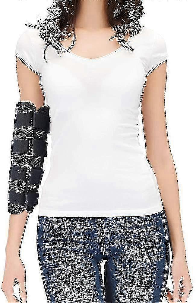 Adjustable Elbow Support Splint for Adults, Night Immobilizer for Arm Elbow