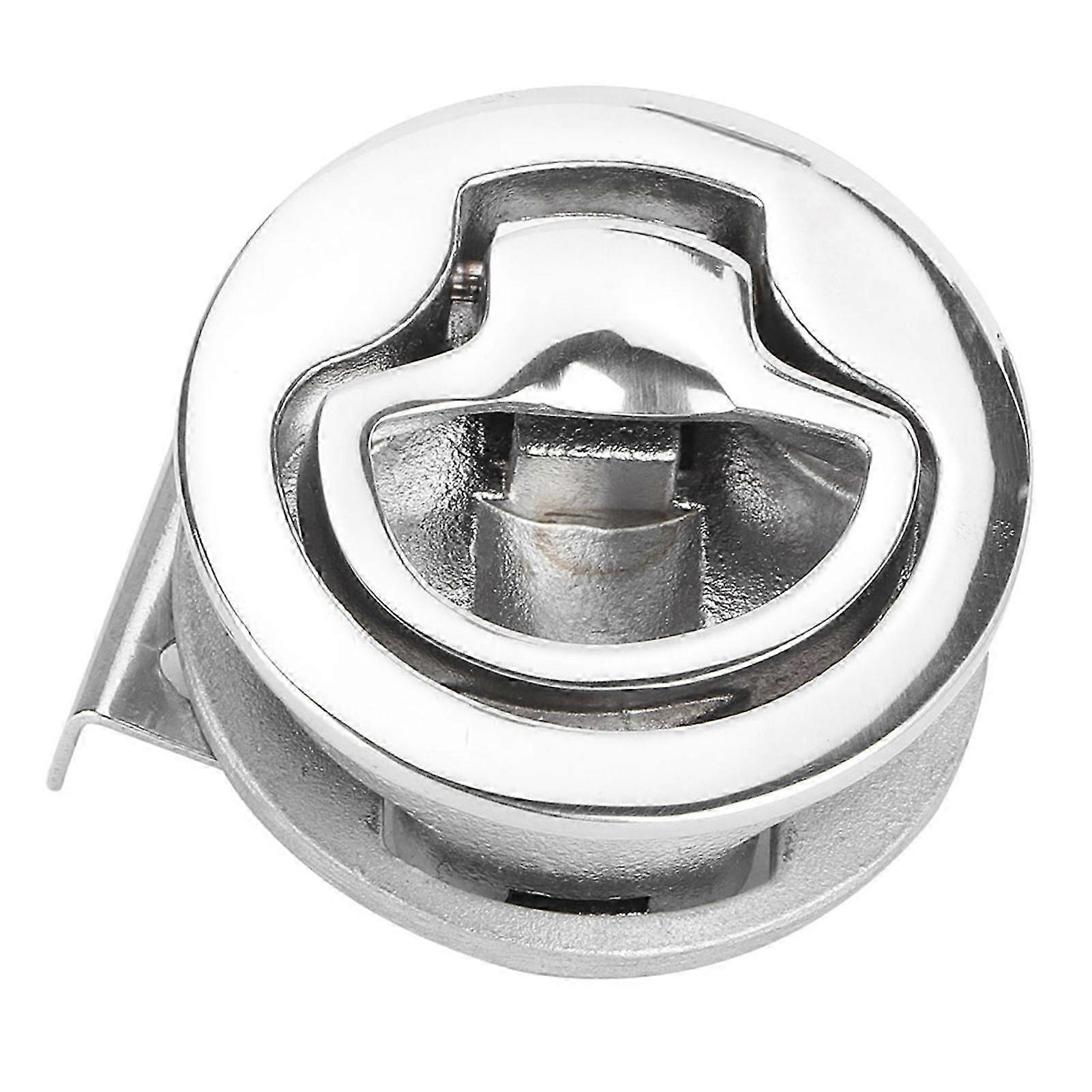 2 Inch Stainless Steel Round Deck Hatch Flush Pull Latch Lock for Marine Use