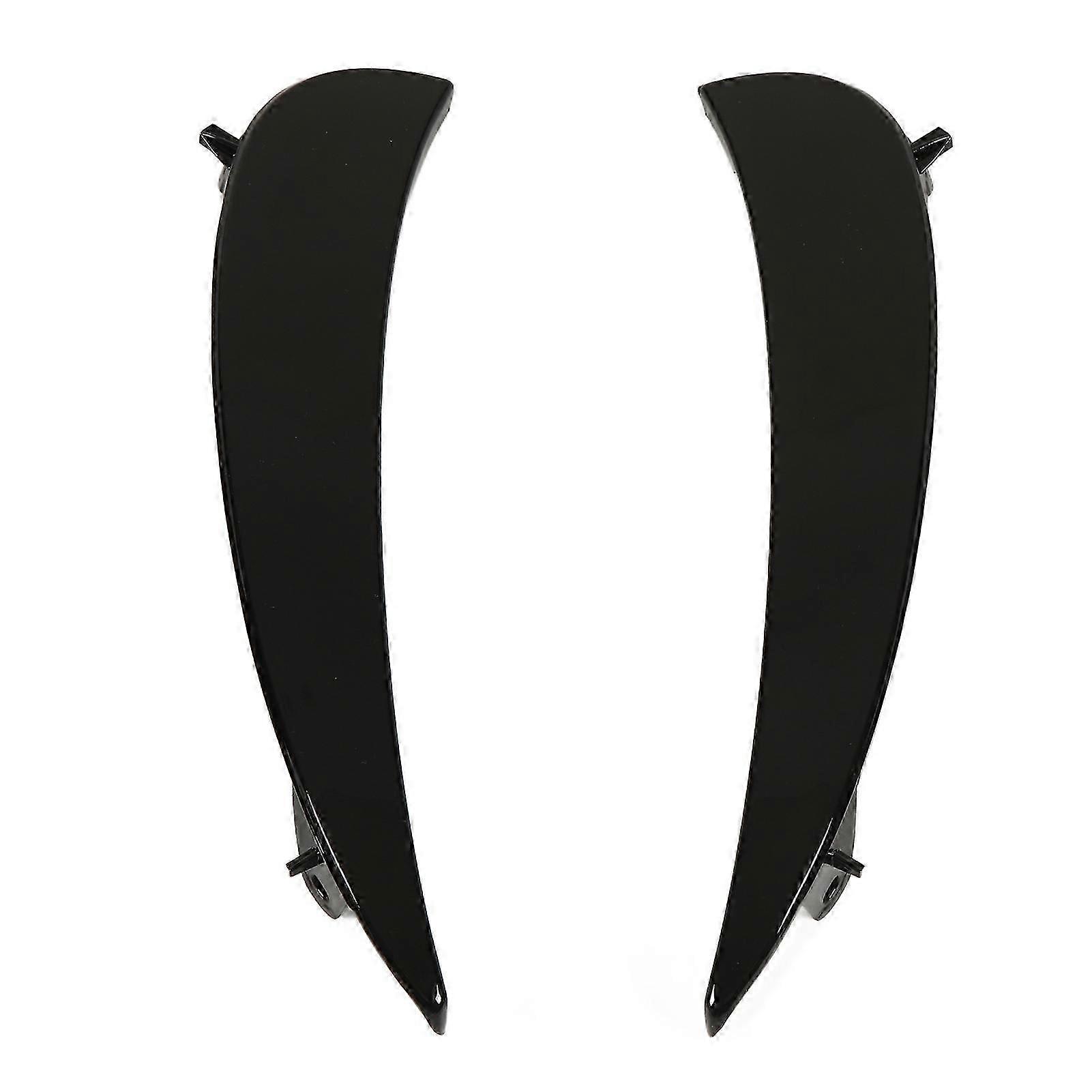 Gloss Black Front Bumper Fog Grille Air Vent Trims Replacement for Benz E?Class W213 C238 AMG Line Facelift 2021?2023