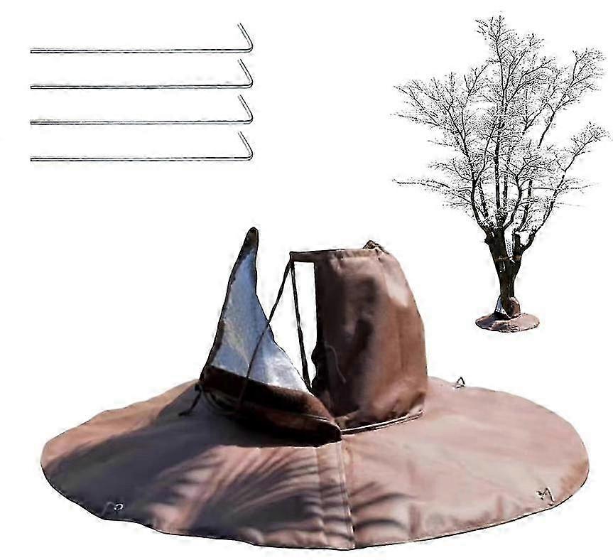 Winter Tree root Freeze Cover, Landscape Tree Warm Cover, Elastic Rope Constant Temperature Protecti