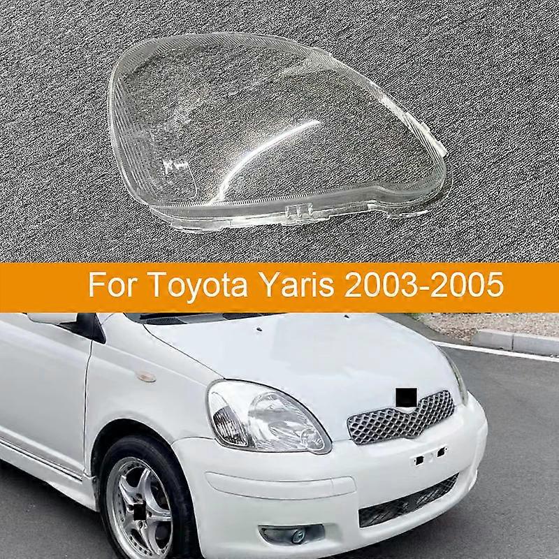 For Toyota Yaris 2003 2004 2005 Headlamp Cover Lens Transparent Lamp Shade Headlight Shell Replace Original Lampshade