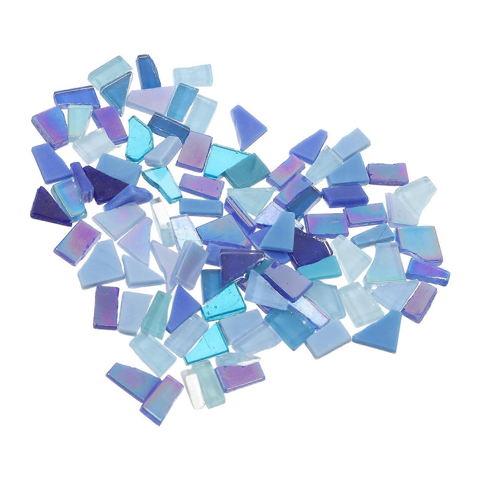 Broken Glass Pieces for Crafts DIY Projects Artists Homeowners Design Assorted Color 1Bag