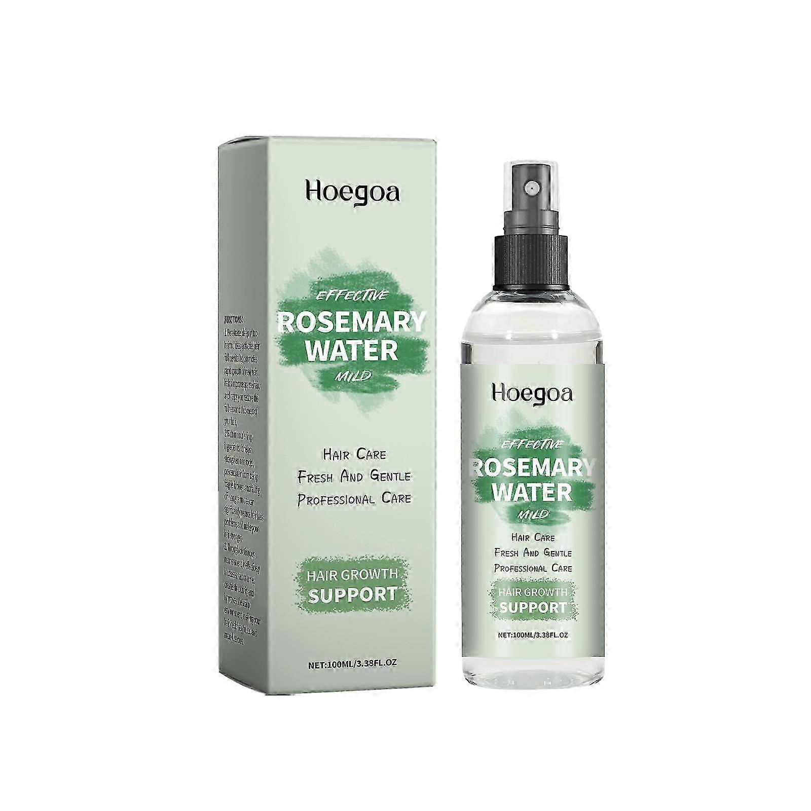 Hoegoa Romarin Soin Cheveux Spray Doux Nourrissant Doux Gloss Fort Soin Capillaire Spray