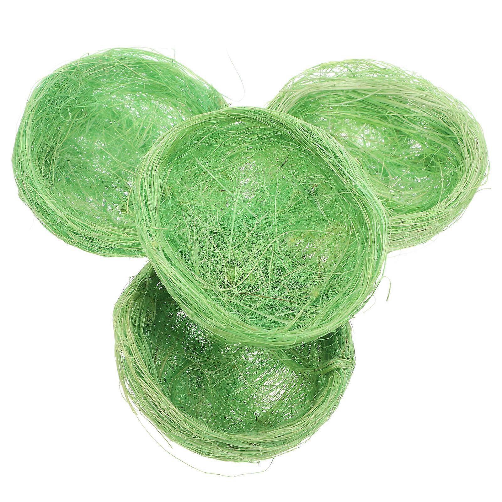 Bird Nest Artificial Bird Nest Bird Breeding Garden Decoration Round Handcrafted Jute Thickened Weaving