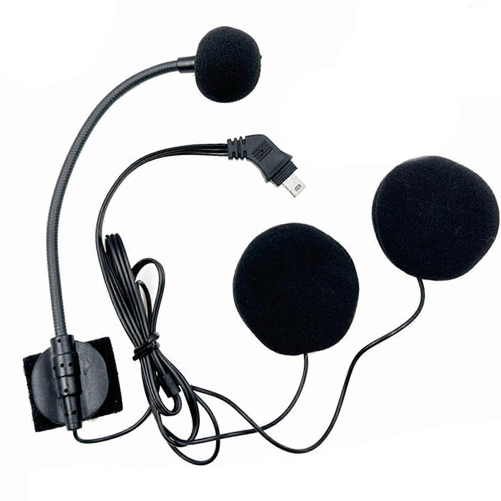 Halfface motorcycle bicycle helmet headset microphone noise against helmet.