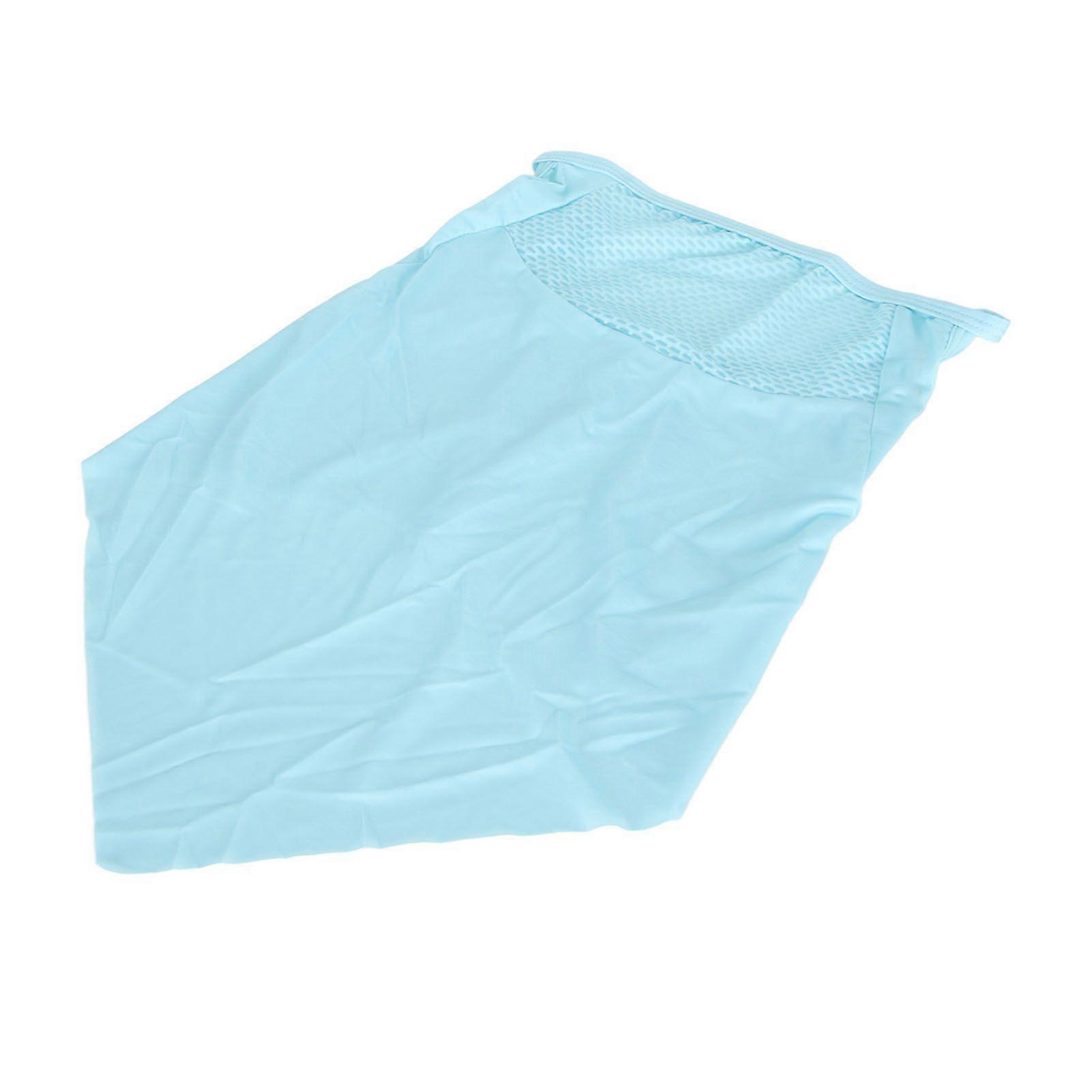 マウンテンバイク日焼け止めスカーフ多機能アウトドアスポーツ通気性トライアングルフェイスカバースカーフサイクリング用ライトブルーYMQX)