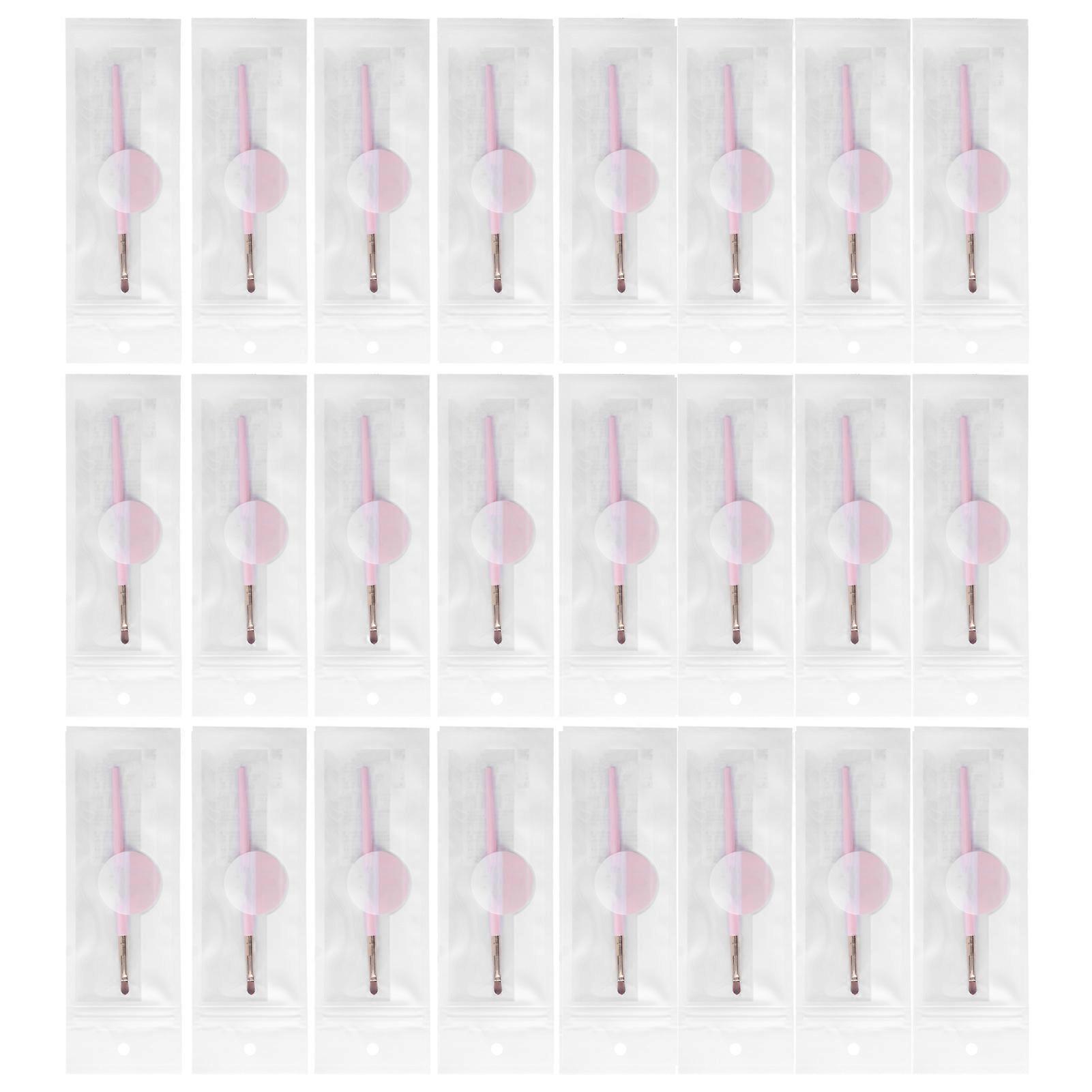24PCS Portable Lip Brushes Make Up Brush Lipstick Applicator Makeup Tool with Long Handle