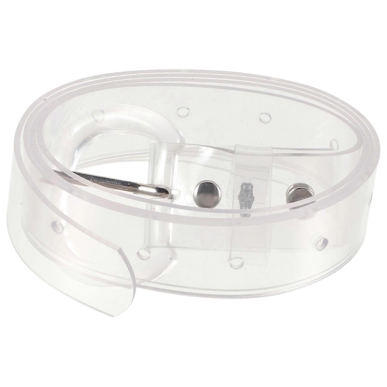Clear Waist Belt for Women Skirt and Pants Casual Dress Accessory