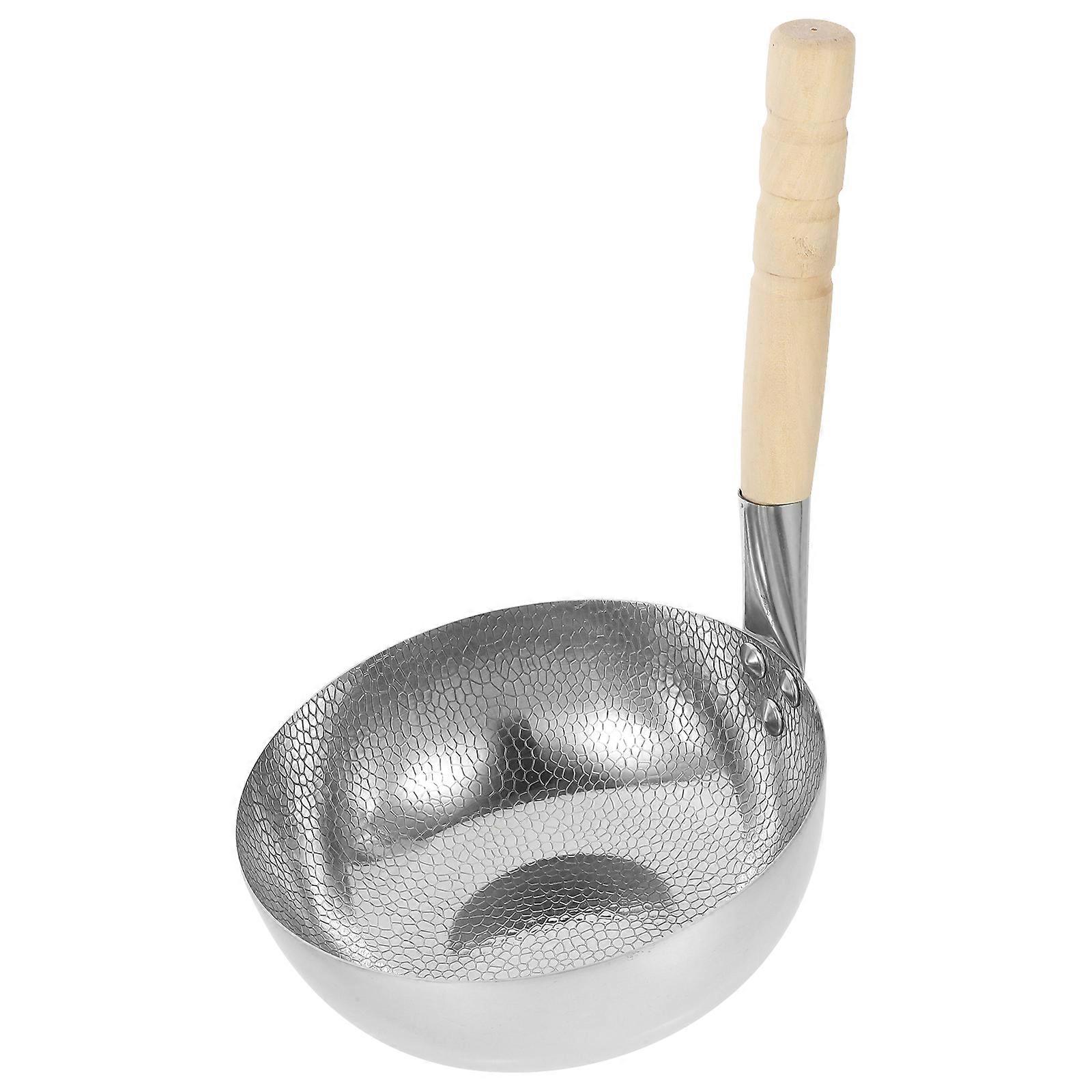 Stainless Steel Small Saucepan with Thickened Nonstick Hammered Bottom for Boiling Noodles, Making Soups, and Cooking Porridge – Multifunctional