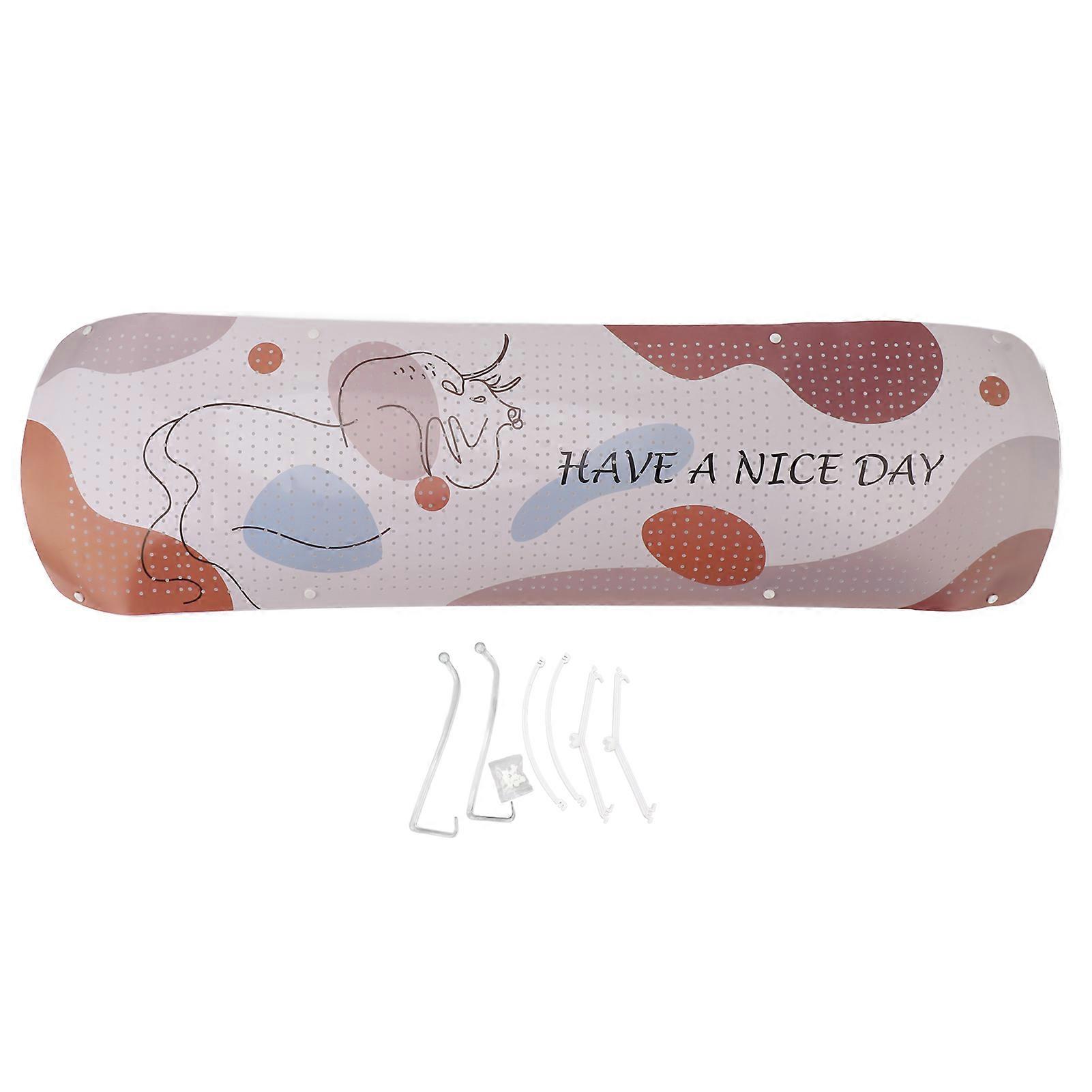 Conditioning Windshield AC Wind Direction Deflector Universal Wall Mounting Air Cooler Outlet Wing Baffle