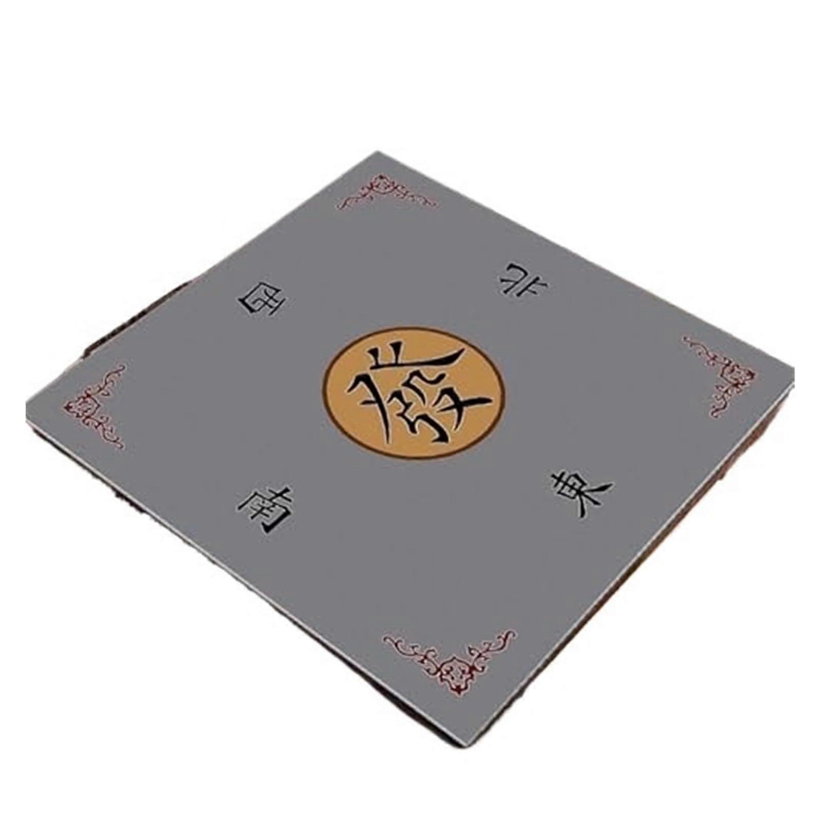 90 x 90 cm Mahjong Table Cover, Non-Slip Mahjong Mat, Rollable Game Mat for Mah-Jongg Tile Games, Color 3