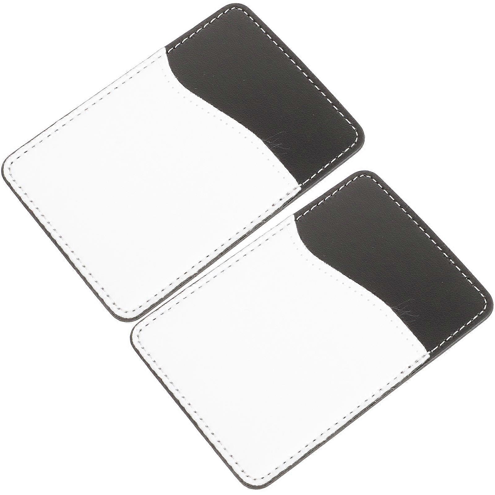 Phone Card Holder Stick on Phone Wallet for Storage Use 2Pcs Assorted Color PU