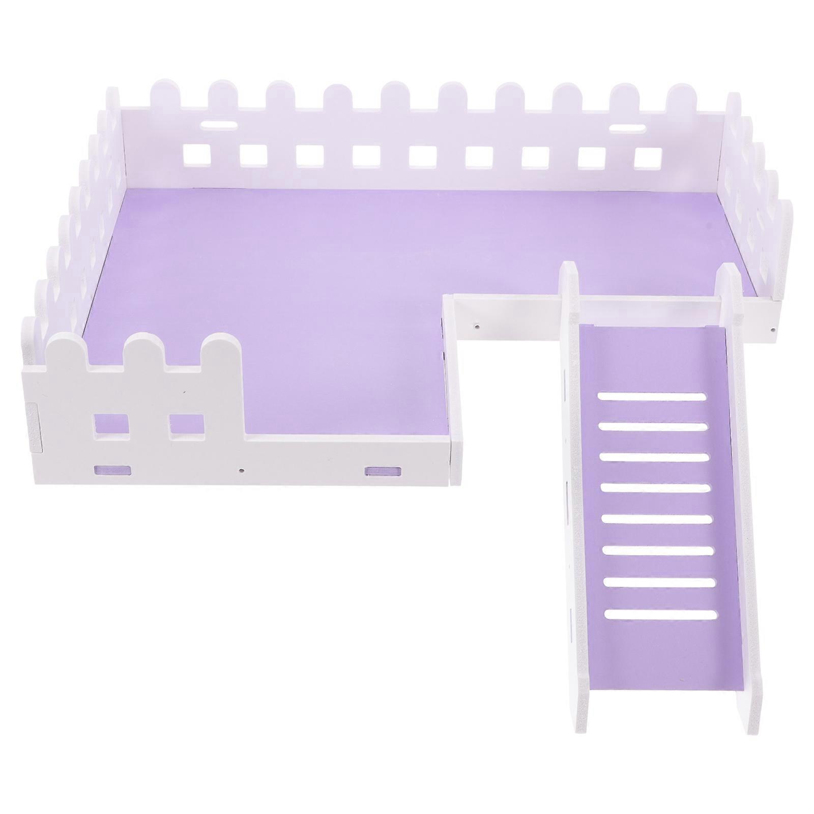 Hamster Climbing Platform with Ladder for Cage Entertainment and Stress Relief – Suitable for Hamsters, Gerbils, and Rodents