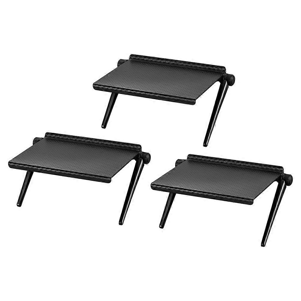 Monitor Stand Riser Display Stands Rectangular Shape Space Saving Tool Free Installation 3Pack