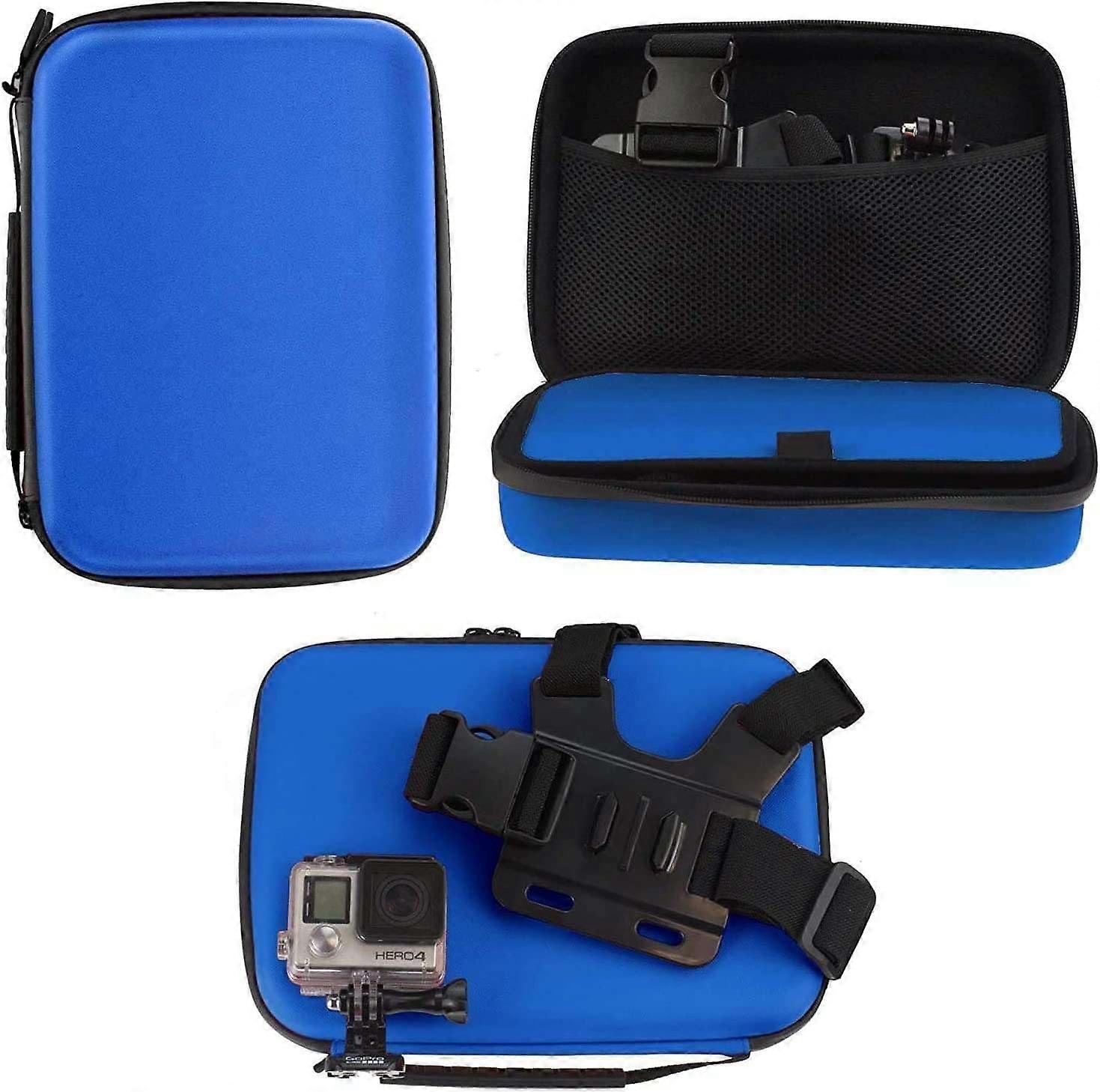 Blue Action Camera Hard Case - Compatible with Surfola 5K 30FPS Action Camera SF430