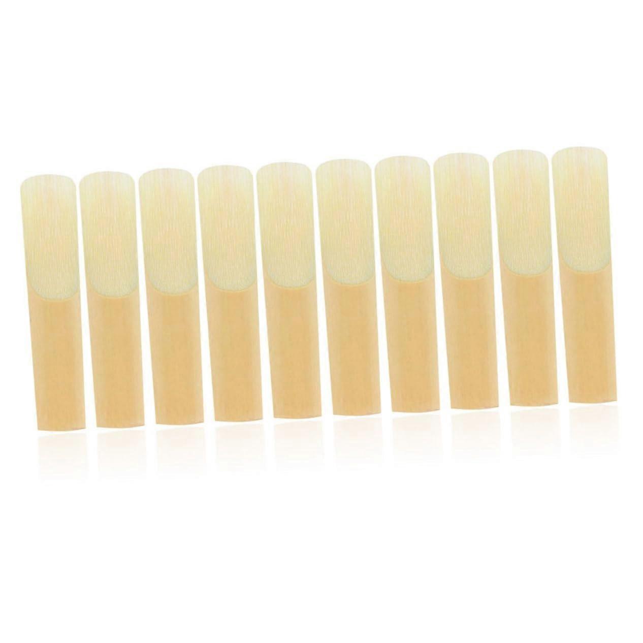 10 pieces saxophone reed soprano saxophone accessories replacement for beginners saxophone part instrument accessories saxophone accessory bamboo