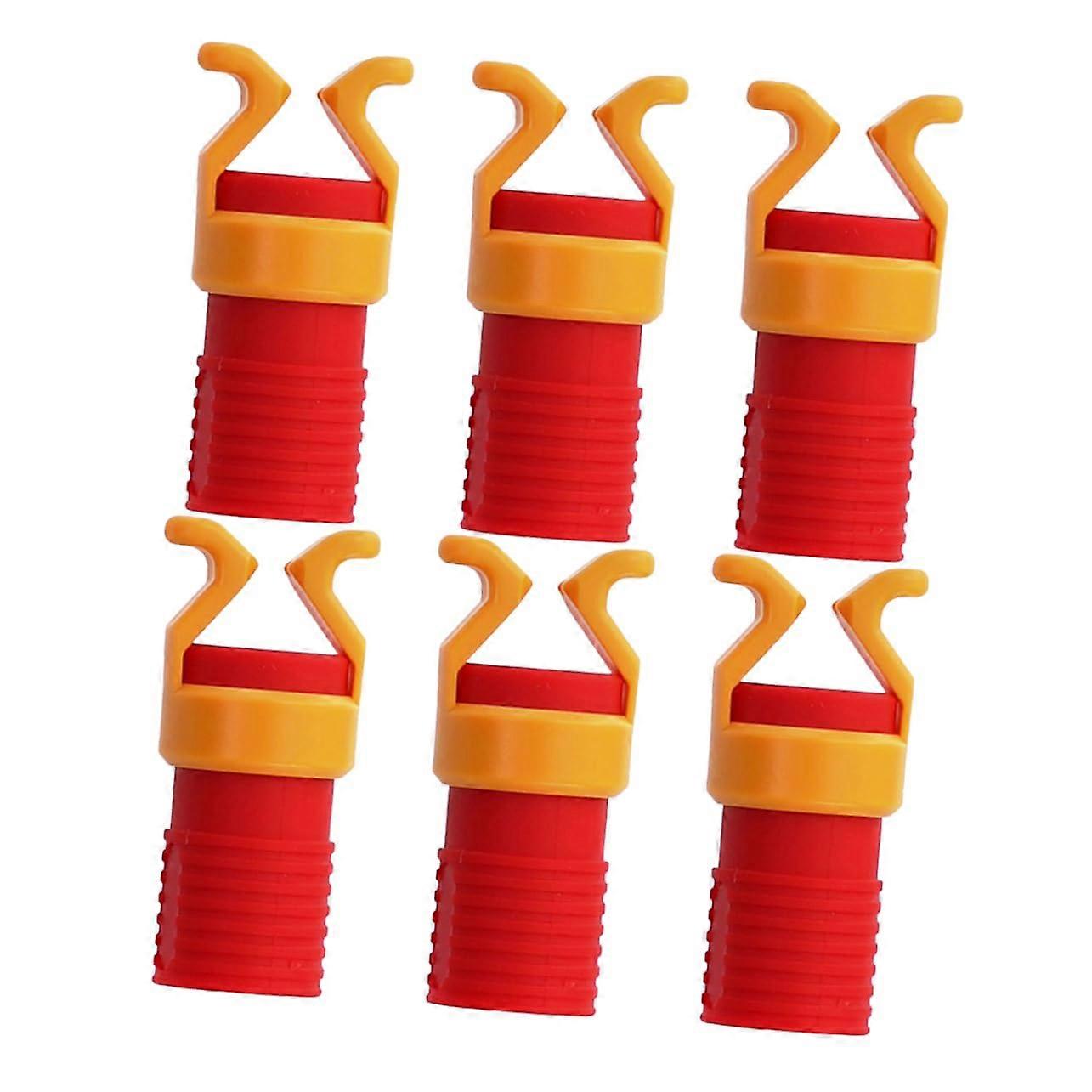 6Piece Set Screw Fixer Plastic Screw Holder for Woodwork Practical Clips for Attaching Versatile for Efficient Work