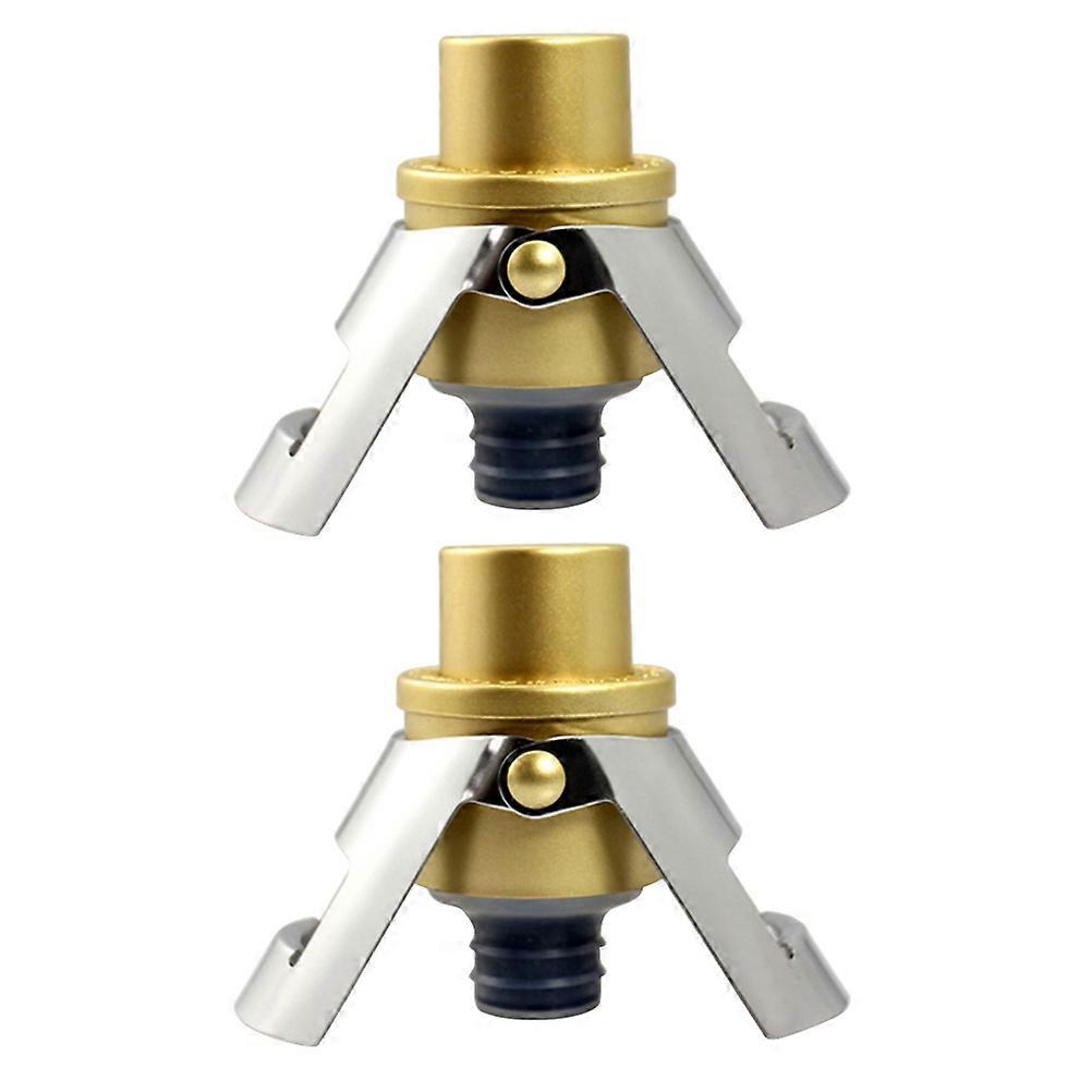 Sparkling Vacuum Sealer Halts Process Use 2Pcs Golden