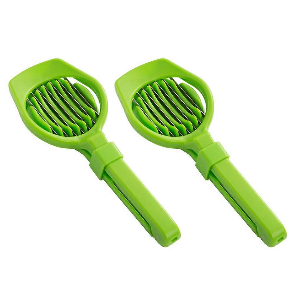 Slicers Shredders for Kitchen Use Made of Stainless Steel and Plastic Green Color 2 Pieces
