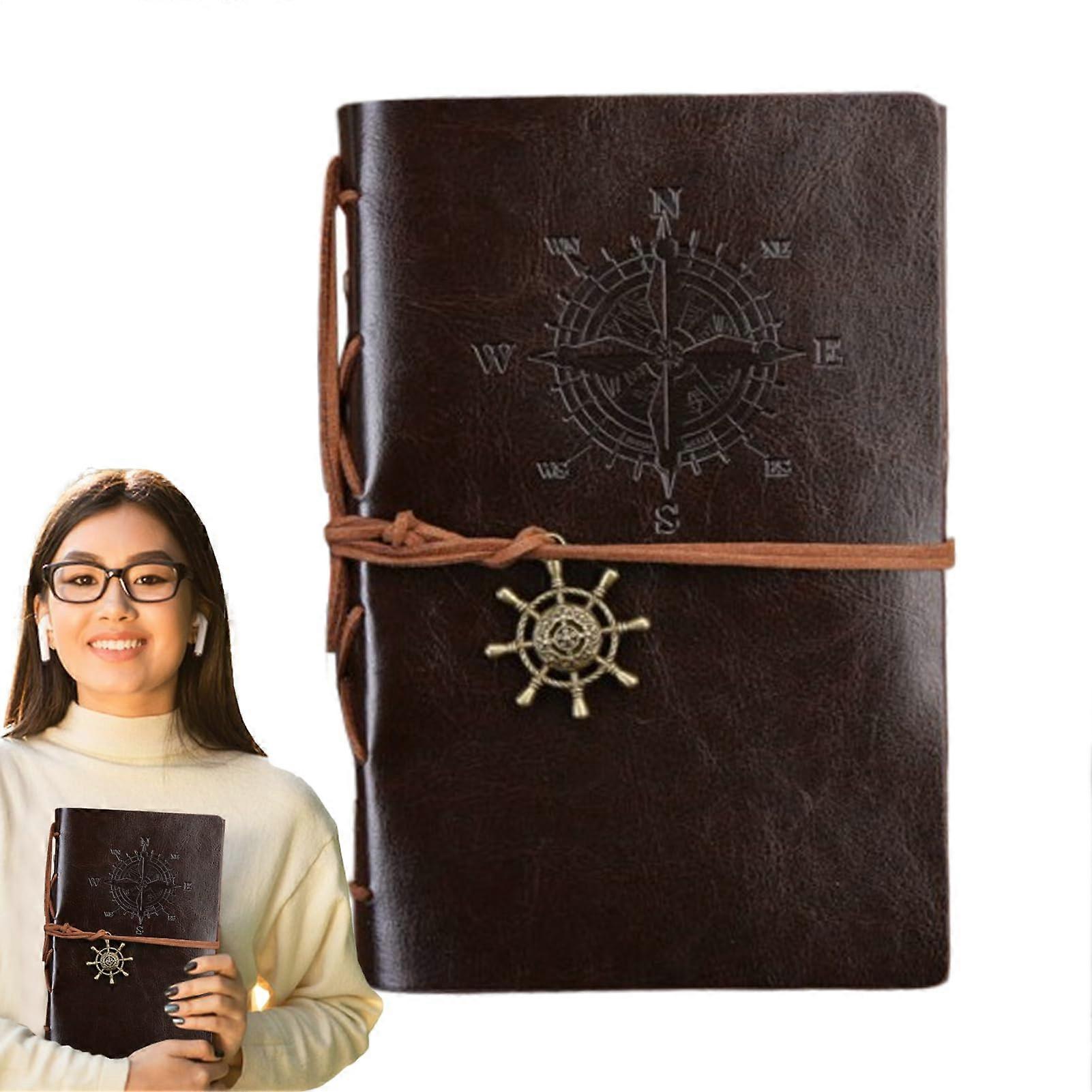 Vintage Pirate Notebook - Retro Journal and Personal Diary | 200 Pages, A5 Size, Ideal for School and Office Use