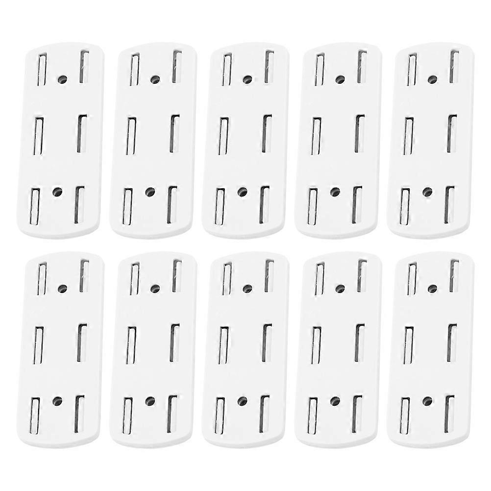 10pcs Adhesive Socket Holders Fixers Punch Free for Home Office