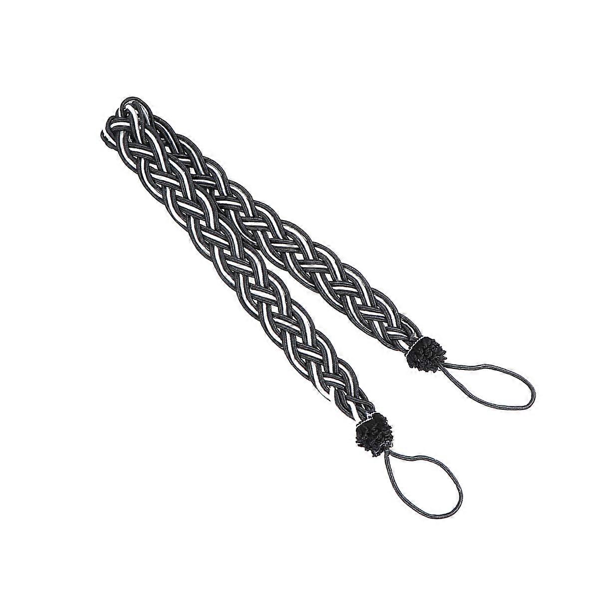 2pcs Handmade Woven Curtain Tiebacks Drapery Holdbacks For Style Knitted Tieback Straps For Home Decoration