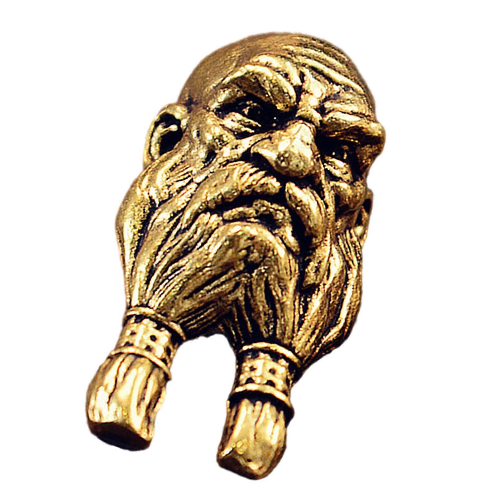 Artistics Brass Hanging Charm With Lifelikes Features Weatherproof Designs for Courtyard Wall Decoration Multicolor