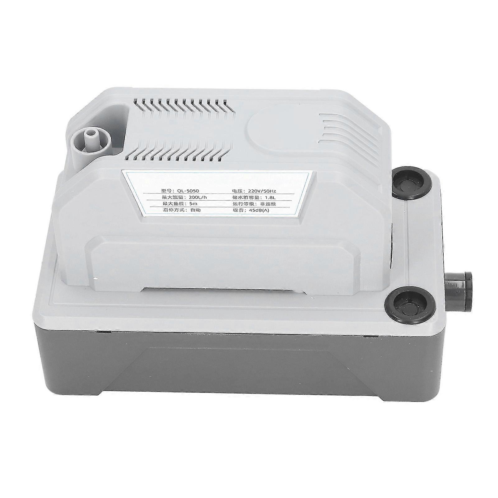 مضخة المكثفات 200 لتر / ساعة مكيف الهواء مضخة تصريف أوتوماتيكية لمكيف الهواء مع صندوق تخزين مياه سعة 1.8 لتر